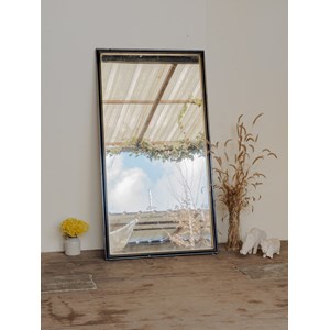 Miroir vintage noir et doré n°942