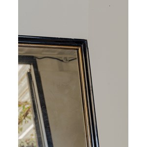 Miroir vintage noir et doré n°942