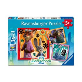 Puzzles 3 x 49 pièces ravensburger disne