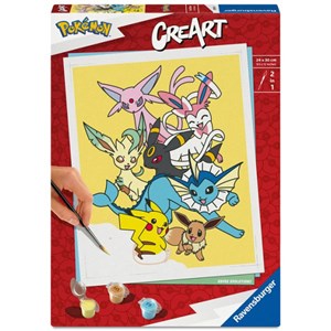 Peinture enfant ravensburger pokémon cre
