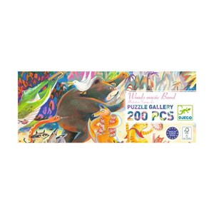 Puzzle djeco woods music band 200 pièces