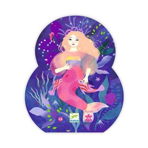Puzzle djeco ella, la sirène 36 pièces