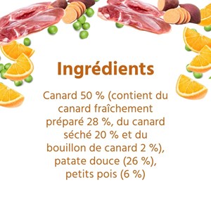 Wildfang® canard à la patate douce et à l'orange - sans céréales - 2 x 2 kg