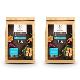 Wildfang® croquettes junior au saumon pour chiots - sans céréales - 2 x 2 kg