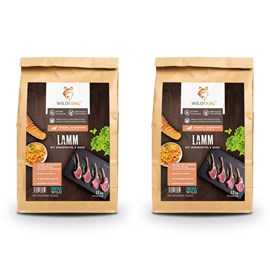 Wildfang® croquettes adultes à l'agneau - sans céréales - 2 x 6 kg