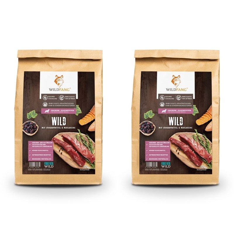 Wildfang croquettes sans céréales pour chien adulte 2 kg