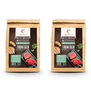 Wildfang croquettes adultes au thon - sans céréales - 2 x 2 kg