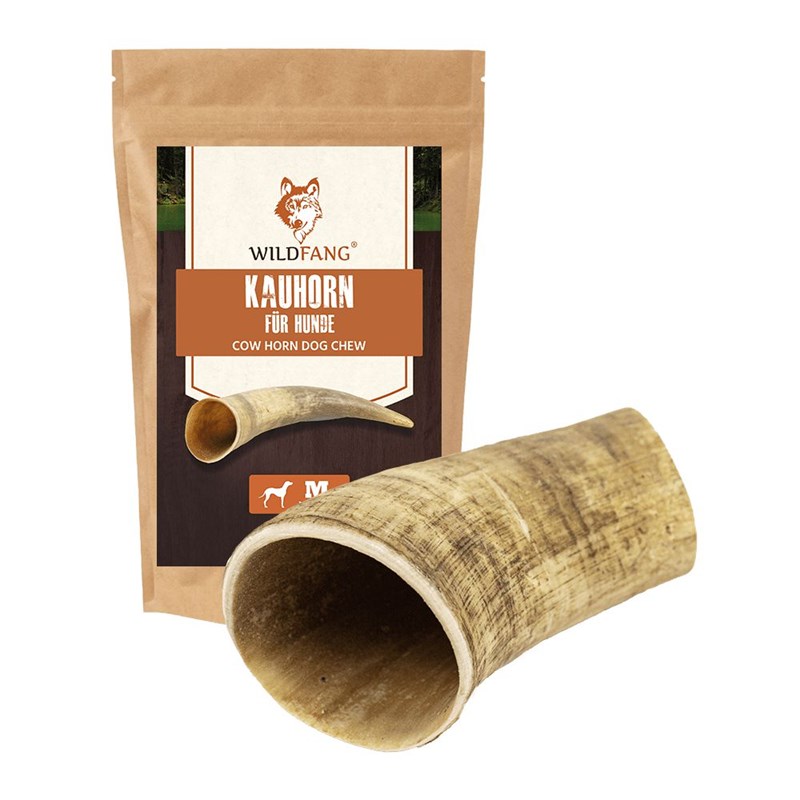 Wildfang corne de bœuf naturelle pour chien très résistante