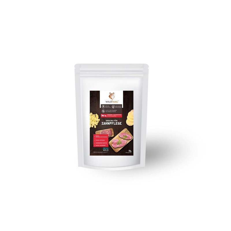 Wildfang snacks dentaires sans céréales pour chiens junior adulte sénior