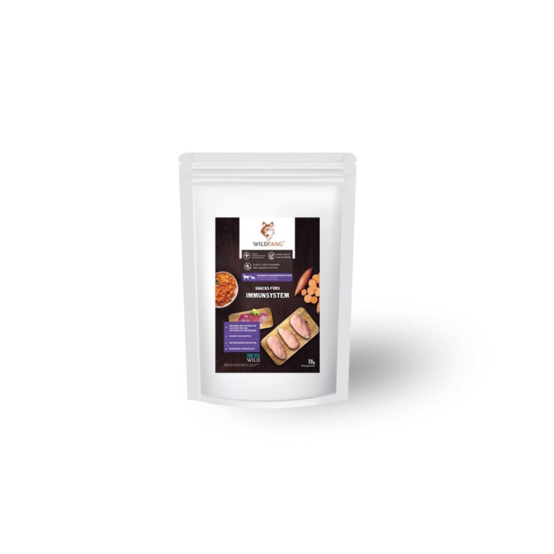 Wildfang snacks immunité pour chiens au canard et poulet sans céréales