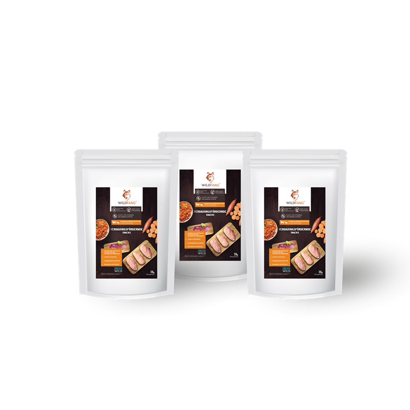 Wildfang - snacks digestifs - sans céréales - 3 pieces (3 x 70g)