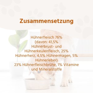 Wildfang pâtée poulet 70% - aliment complet 2400 g