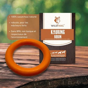 Wildfang anneau à mâcher robin en caoutchouc naturel