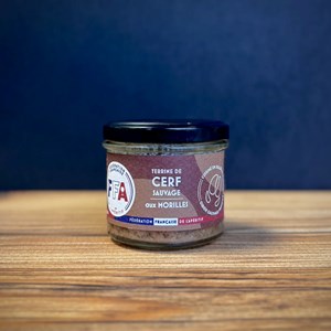 Terrine de cerf sauvage aux morilles 100g