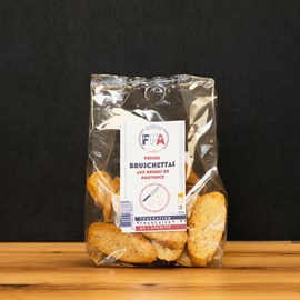 Toasts bruschettas aux herbes de provence 100g - ffa