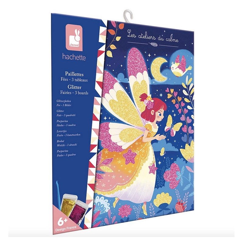Paillettes a coller fees - kit creatif