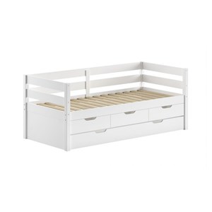 Lit vipack blanc