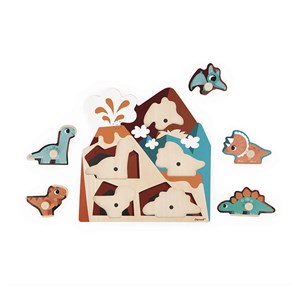 Puzzle encastrement sonore dino - 5 pcs