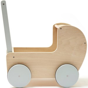 Landau pour poupée en bois