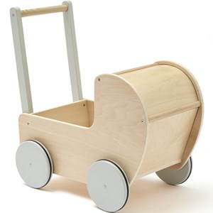 Landau pour poupée en bois