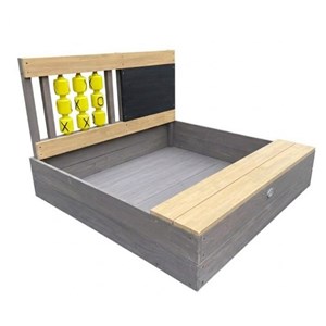 Bac à sable kitty morpion gris-marron