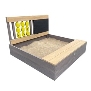 Bac à sable kitty morpion gris-marron