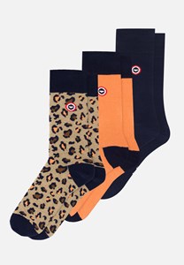 Lot de 3 chaussettes mi-hautes en coton  - multicolore 39-41