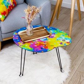 Table basse pliante  multicolore