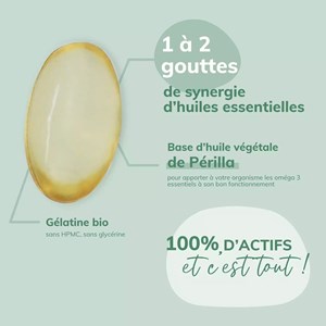 Moral psyc'aroma 40 capsules bio huiles essentielles