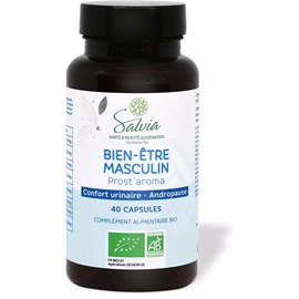Bien-etre masculin prost'aroma 40 capsules bio huiles essentielles