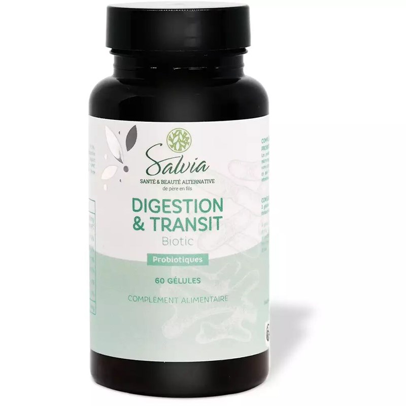 Salvia - Probiotiques digestion & transit - biotic 60 gelules