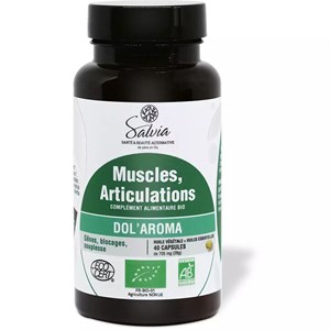 Muscles & articulations dol'aroma 40 capsules bio huiles essentielles