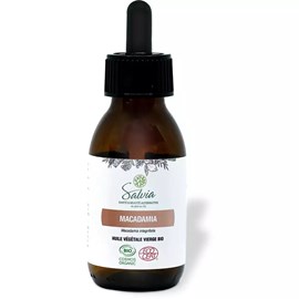 Huile vegetale bio macadamia flacon pipette 100 ml