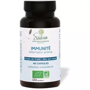 Immunite alternativ'aroma 40 capsules bio huiles essentielles