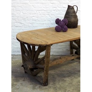 Table à manger en chêne massif n°553