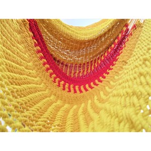 Hamac chaise filet jaune