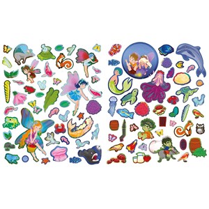 400 autocollants les mondes magiques