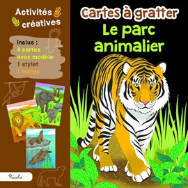 Cartes à gratter le parc animalier