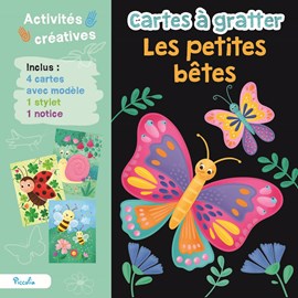Cartes à gratter les petites bêtes
