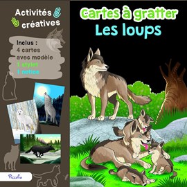 Cartes à gratter les loups