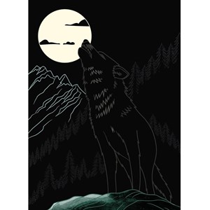 Cartes à gratter les loups