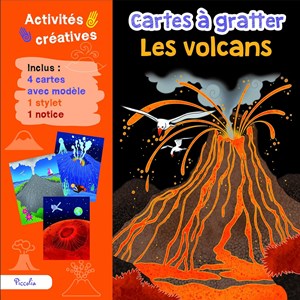 Cartes à gratter les volcans