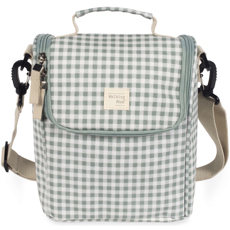 Sac repas isotherme i love vichy vert