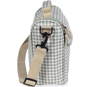 Sac repas isotherme i love vichy vert