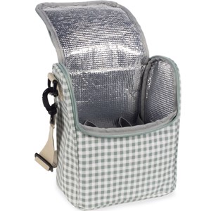 Sac repas isotherme i love vichy vert