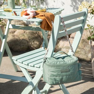 Sac isotherme matelassé croco vert