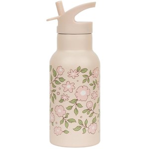 Gourde isotherme fleurs roses (350 ml)