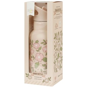 Gourde isotherme fleurs roses (350 ml)