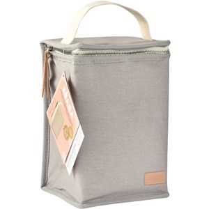 Sac isotherme canvas gris perle