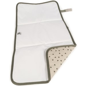 Tapis à langer coeurs poppy mousse